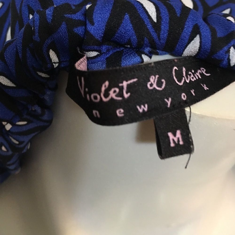 Violet & Claire drawstring Neck chiffon top‎ - Picture 5 of 5